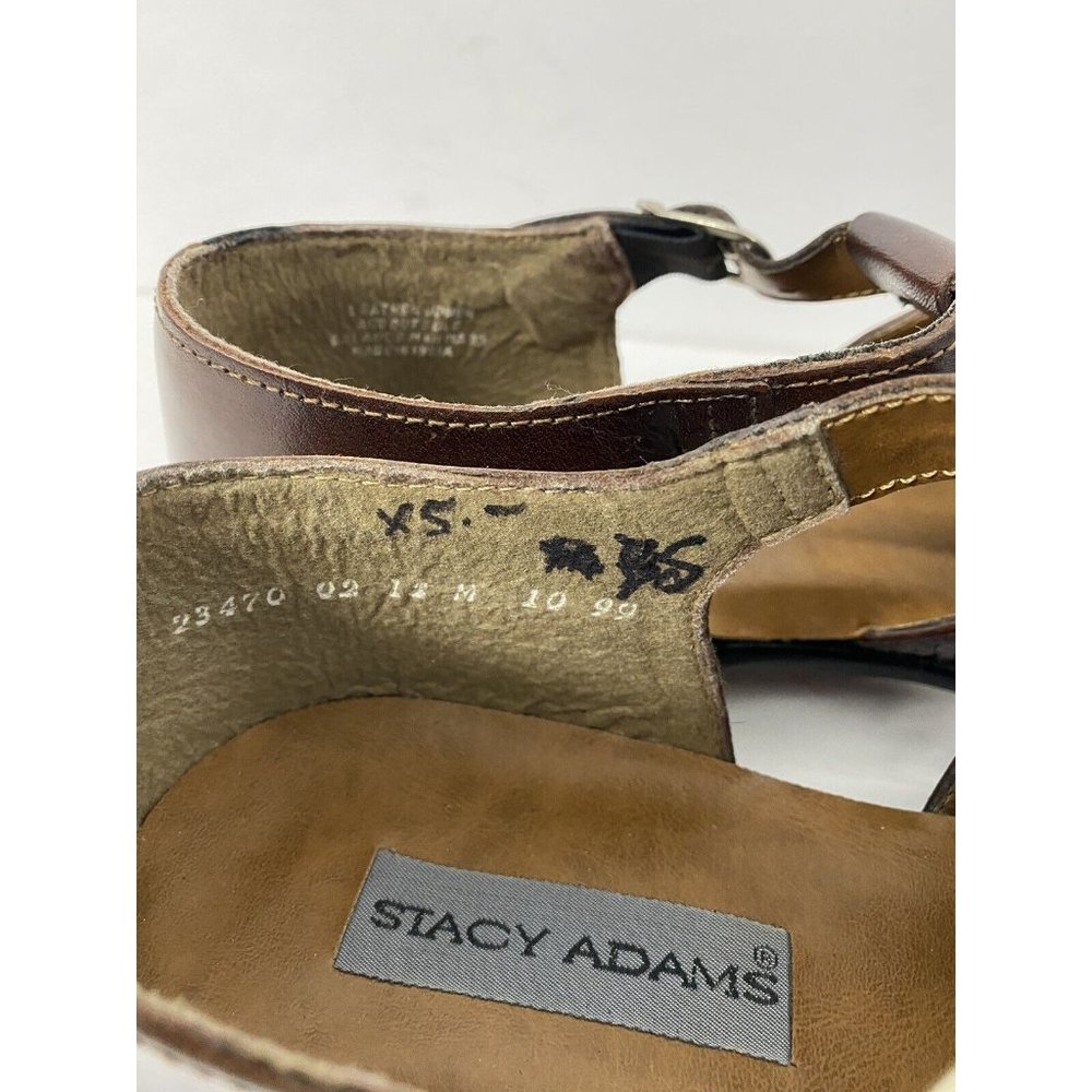 Stacy Adams brown leather casual shoe 12 M - Picture 4 of 7